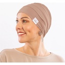 Dámska čiapka po chemoterapii hnedá