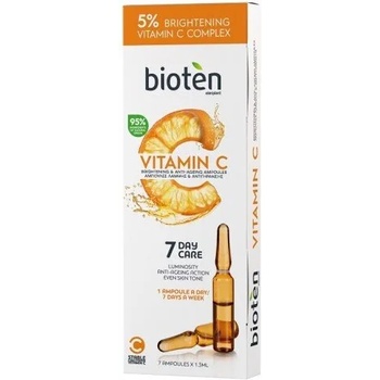 Bioten Cosmetics Изсветляваща анти-ейдж ампула за лице, Bioten Vitamin C Brightening & Anti-ageing ? mpoules 7x1.3ml