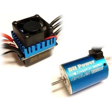 BH Power Střídavý elektromotor Combo 3650 2300kv+60A 1/10 pro RC auta