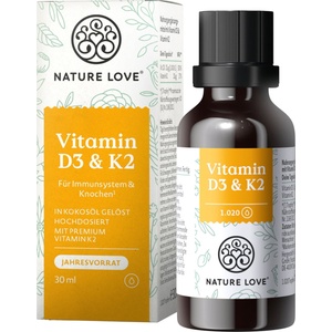 Nature love Vitamin D3 & K2 - 30 мл