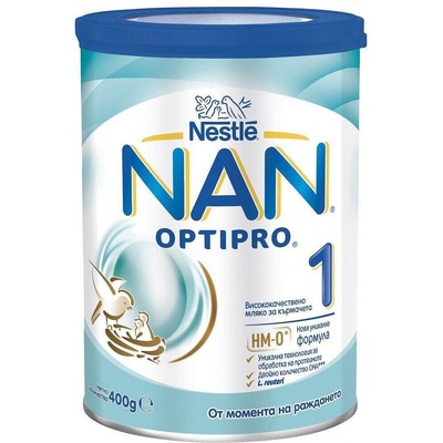 Nestle NAN OptiPRO 1, Обогатено мляко за кърмачета на прах от раждането, 400 g