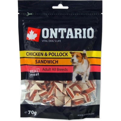Ontario kuře a treska sendvič 70 g