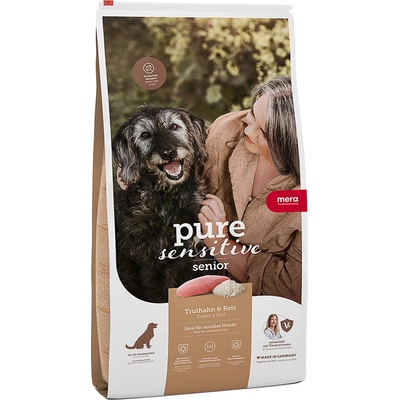 MERA pure Sensitive SENIOR krocan a rýže 12,5 kg