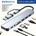 Wowssyo USB-C/A Multiport, 5Gbps, 8-port, Alum. 582066 (Wowssyo 582066)