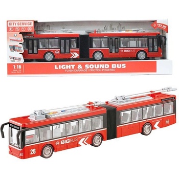 Felyx Toys City Service Градски тролейбус 1: 16 червен (1007227F)