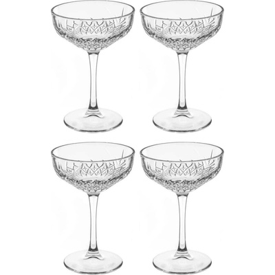 Secret de Gourmet Sklenice na šampaňské 4 kusy transparentní 250 ml