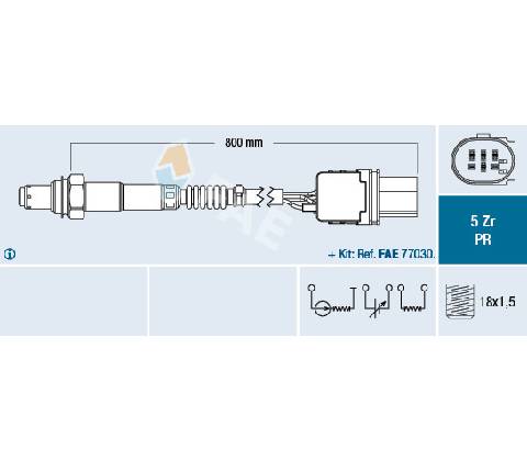 Lambda sonda FAE 75051