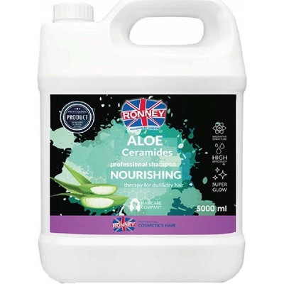 Ronney Professional Shampoo Nourishing Aloe Ceramides Šampon s aloe a ceramidy 5000 ml