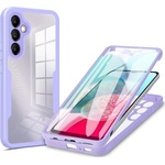 Techsuit Калъф за Samsung Galaxy Galaxy A14 4G / A14 5G + Протектор - ColorVerse 360 Series - лилав (KF2326772)