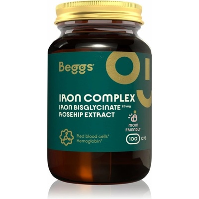 Beggs Iron Complex kapsuly na podporu krvotvorby 100 kapsúl