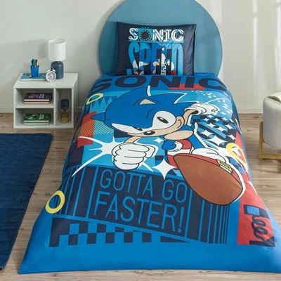 TAC Детски спален комплект ранфорс sonic classic