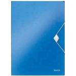 Leitz Wow briefcase laminated cardboard with eraser on the corners blue (10K038C)
