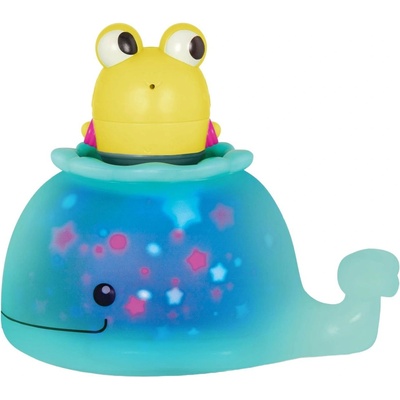 Battat Светеща играчка за баня Battat - Кит с фигурка Жаба (BTBX2277)