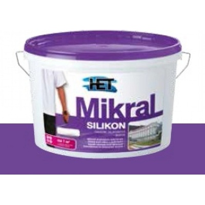 HET MIKRAL SILIKON Silikónová fasádna farba - biela - 15 kg