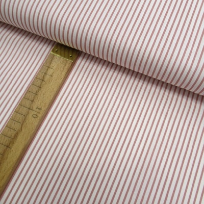 STARORŮŽOVÁ KOLEKCE - 5 DEZÉNŮ - ŠÍŘE 150CM Látky: 4. Pruhy