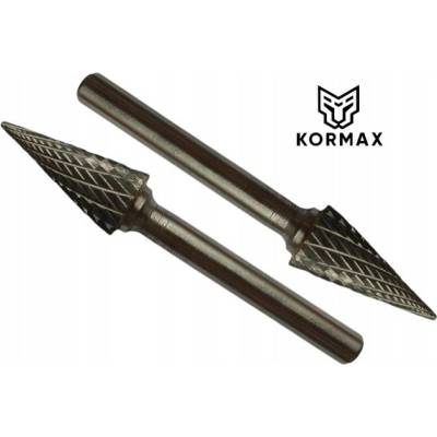 Kormax Fréza 10mm rotačný pilník kužeľový 10x20x60x6 karbidová PILNÍK M/SKM