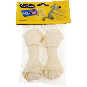 Hau&Miau Hau&Miau Връзкова кост, бяла, 2 бр. по 12, 5 см / 80 г