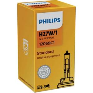 Philips Крушка, фар за мъгла philips h27w/1, 12v, 27w, 1 бр