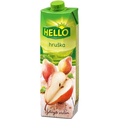 Hello džus hruška 1l