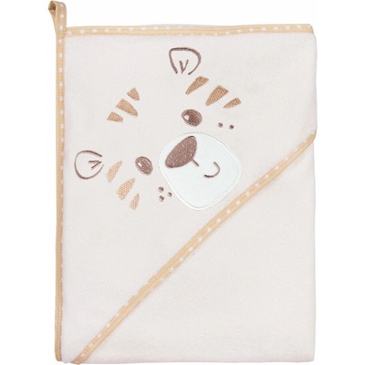 Eevi Froté osuška s kapucňou BABY LOVE 100x100cm ecru