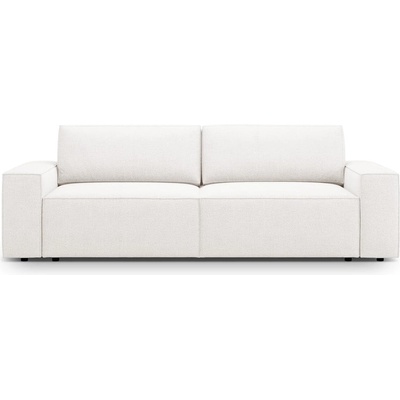 Micadoni Бял разтегателен диван от букле 247 cm Jodie - Micadoni Home (MIC_3SF_101_F1_JODIE1)