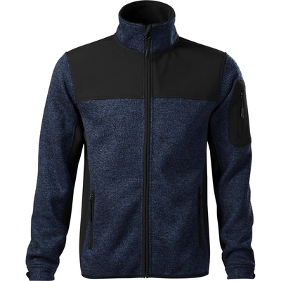 MALFINI Rimeck premium casual 550 / Мъжко софтшел яке - черно/синьо xxxl (5508418)