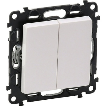 Legrand Двоен/сериен ключ Legrand Valena Life, ниво на защита IP20, бял (LEGRAND-752105)