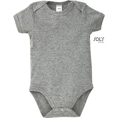 SOL´S Kojenecké body s krátkým rukávem Bambino
