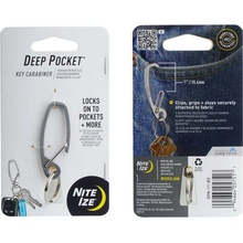 Přívěsek na klíče Nite Ize Deep Pocket Key Carabiner