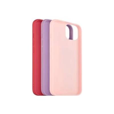 Púzdro FIXED Story Apple iPhone 13 Mini červené/ružové/fialové