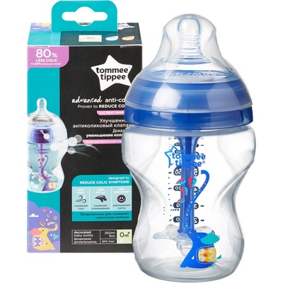 Tommee Tippee Fľaša Advanced anti colic modrá 260ml
