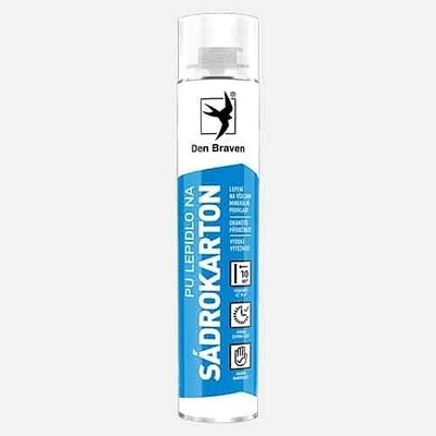 Den Braven PU Lepidlo na sadrokartón 750 ml pištoľová