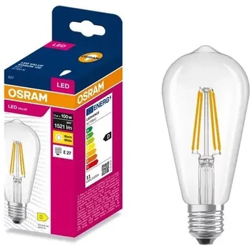 Image 1 of OSRAM LED ЛАМПА VALUE FILAMENT EDISON 1521lm/827 E27 LEDVANCE (LEDVANCE 4099854565939)