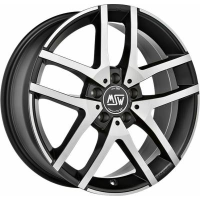 MSW 28 7,5x18 5x112 ET48 matt black polished