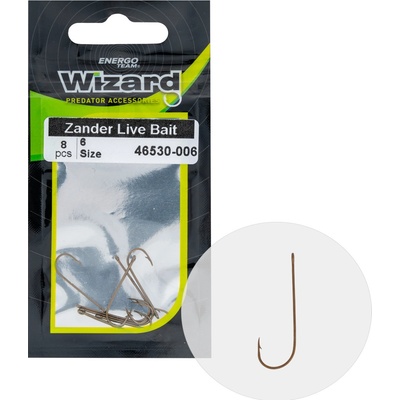 WIZARD ZANDER LIVE BAIT LIGHT vel.2 8 ks