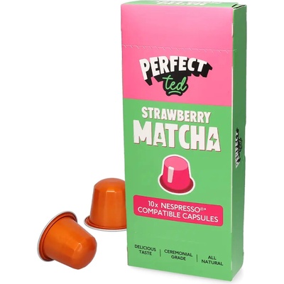 PerfectTed Matcha jahoda nespresso kapsle 10 ks