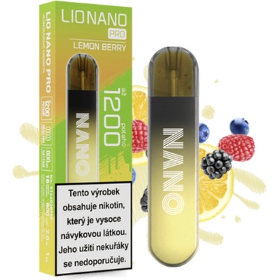Lio Nano PRO Lemon Berry 16 mg 1200 poťahov