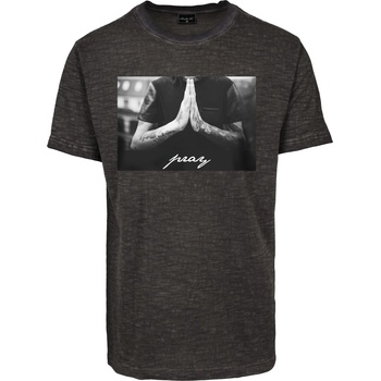 Mister Tee Тениска Pray Tee dark grey XXLUB-MT2511-00432 - Тъмносив, размер S