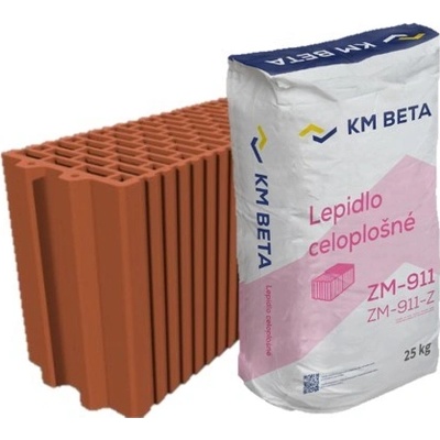 Příčka Profiblok 175 Brus broušená 497 × 175 × 249 mm KM BETA s lepidlem celoplošně