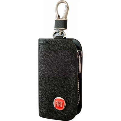 Kľúčenka KOŽENÉ PUZDRO na kľúče FIAT logo do auta ELEGANTNÁ