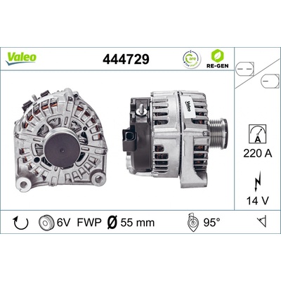 VALEO Alternátor 444729