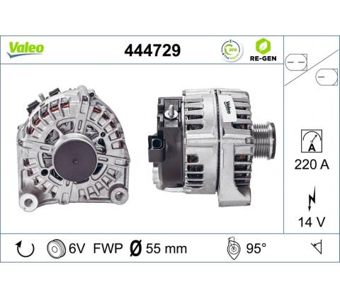 VALEO Alternátor 444729