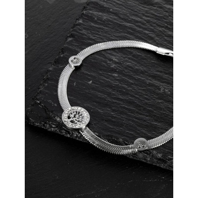 Prosperk náramek se stromem života z chirurgické oceli ve stříbrné barvě S4290