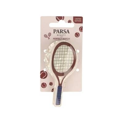 PARSA Beauty Haarklammer Tennisschlägerform Acryl, Perfect Match Sponky do vlasů Unisex 22 g