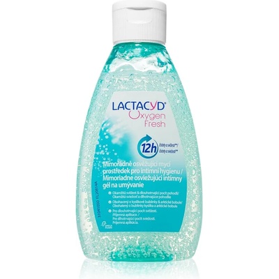 Lactacyd Oxygen Fresh освежаващ почистващ гел за интимна хигиена 200ml