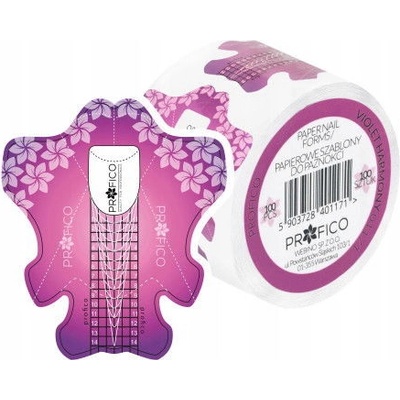 Profico šablóny na nechty violet harmony 400 ks