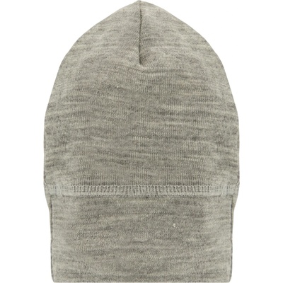 Engel Зимна шапка (beanie) Engel Baby Hat, Wool/Silk Beanie - Hellgrau Melange - размер 74/80 (EU) (204-4078-0113)