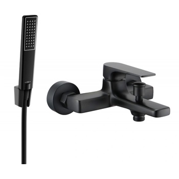 Mexen Lynx R72 батериен комплект за вана с душ, черен - 74593R72-70 (74593R72-70)