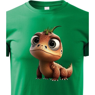 dětské triko dinosaurus 2 zelená