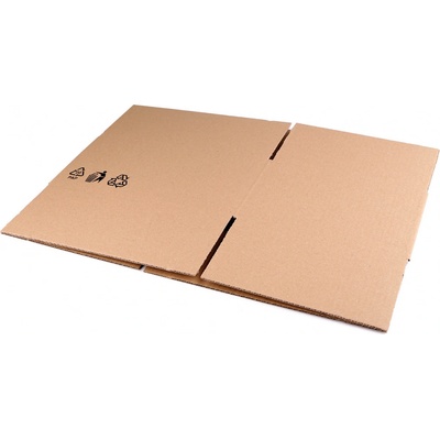 Kartonová krabice 30,5x22,5x14,5 cm Varianta: hnědá přírodní, Balení: 1 ks 45321/92478/207171